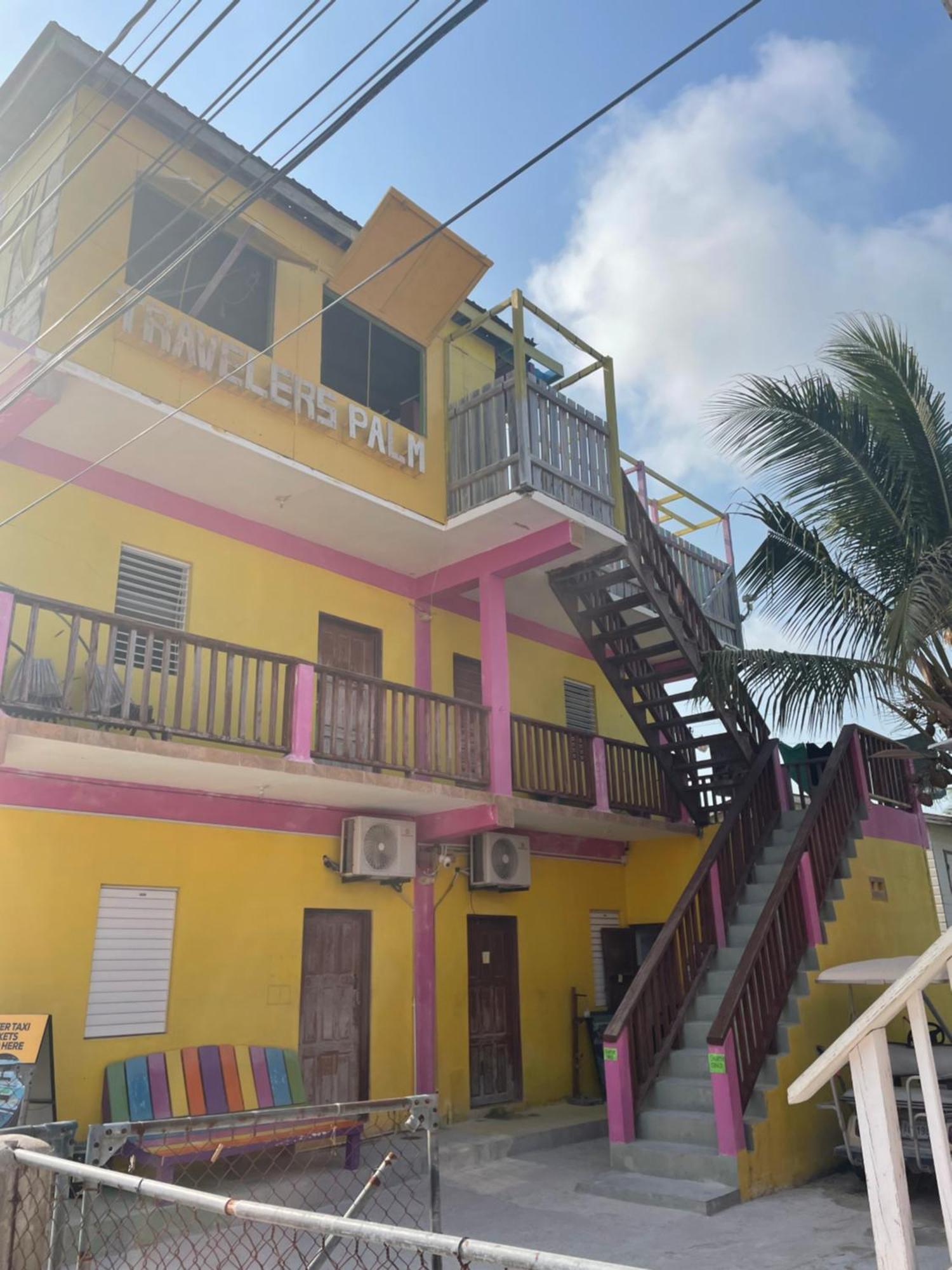 Travellers Palm Backpackers Hostel Caye Caulker Exterior foto