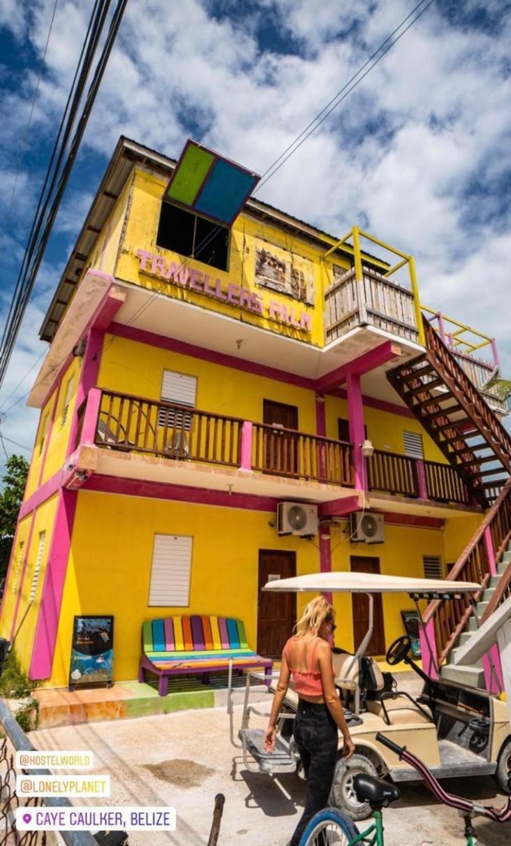 Travellers Palm Backpackers Hostel Caye Caulker Exterior foto