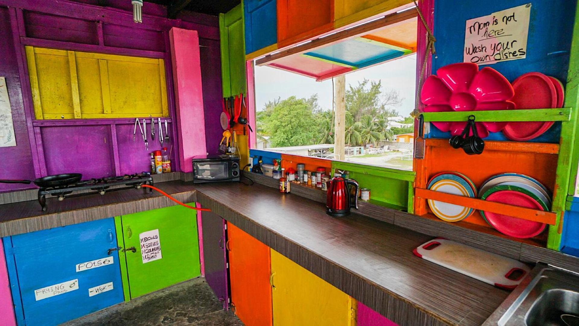 Travellers Palm Backpackers Hostel Caye Caulker Exterior foto